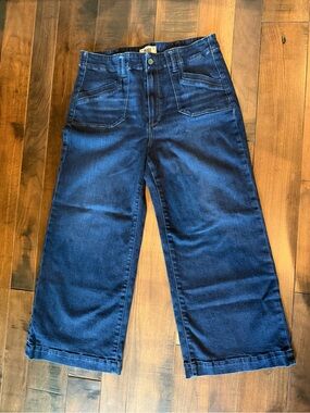 Paige Anessa Wide Leg High-Rise Jeans